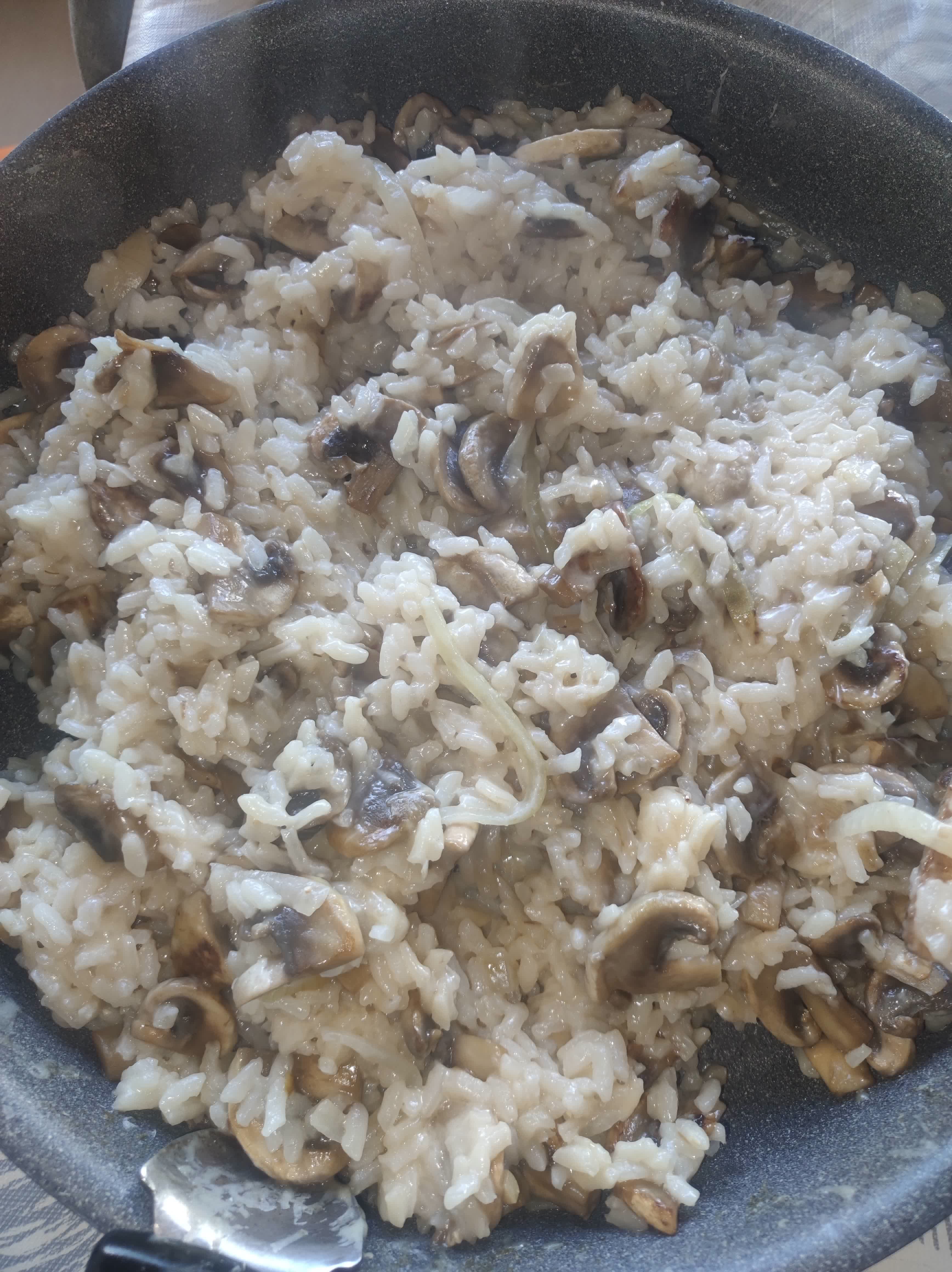 Risotto au champignons